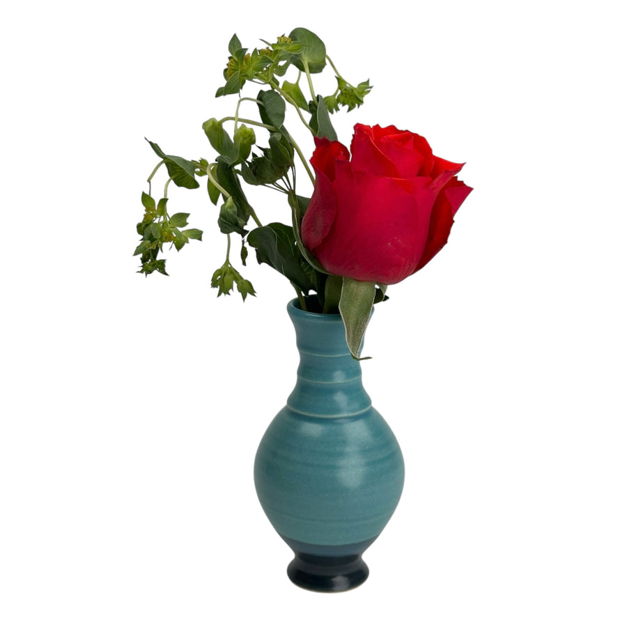 Bud Vase - Blue/Dark Blue