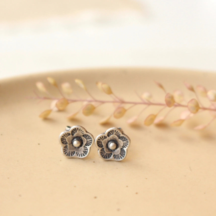 Cactus Flower - Mini - Earrings - Post