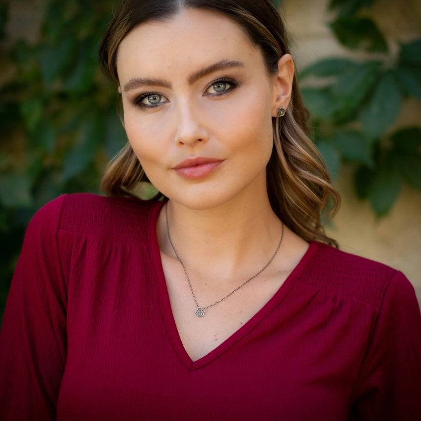 Cactus Flower - Mini - Earrings - Post