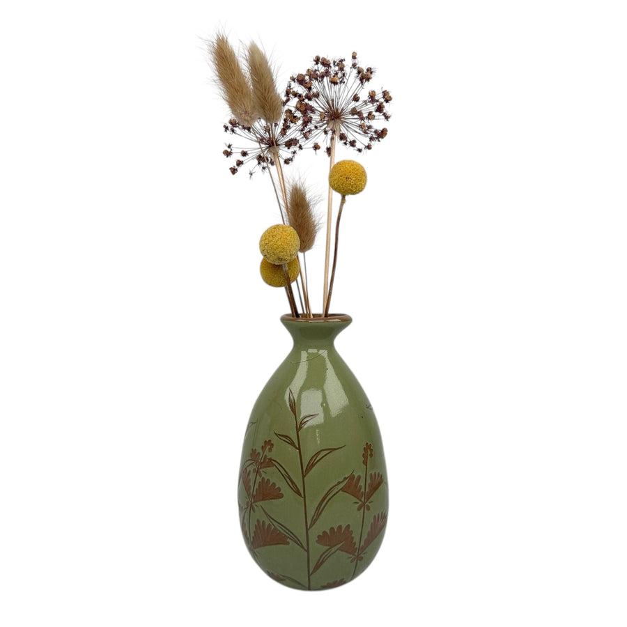 Medium Vase - Sage - Botanical