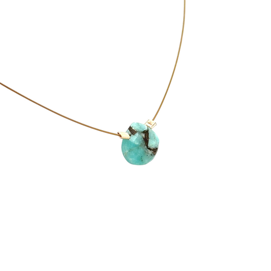 Amazonite with Copper Necklace