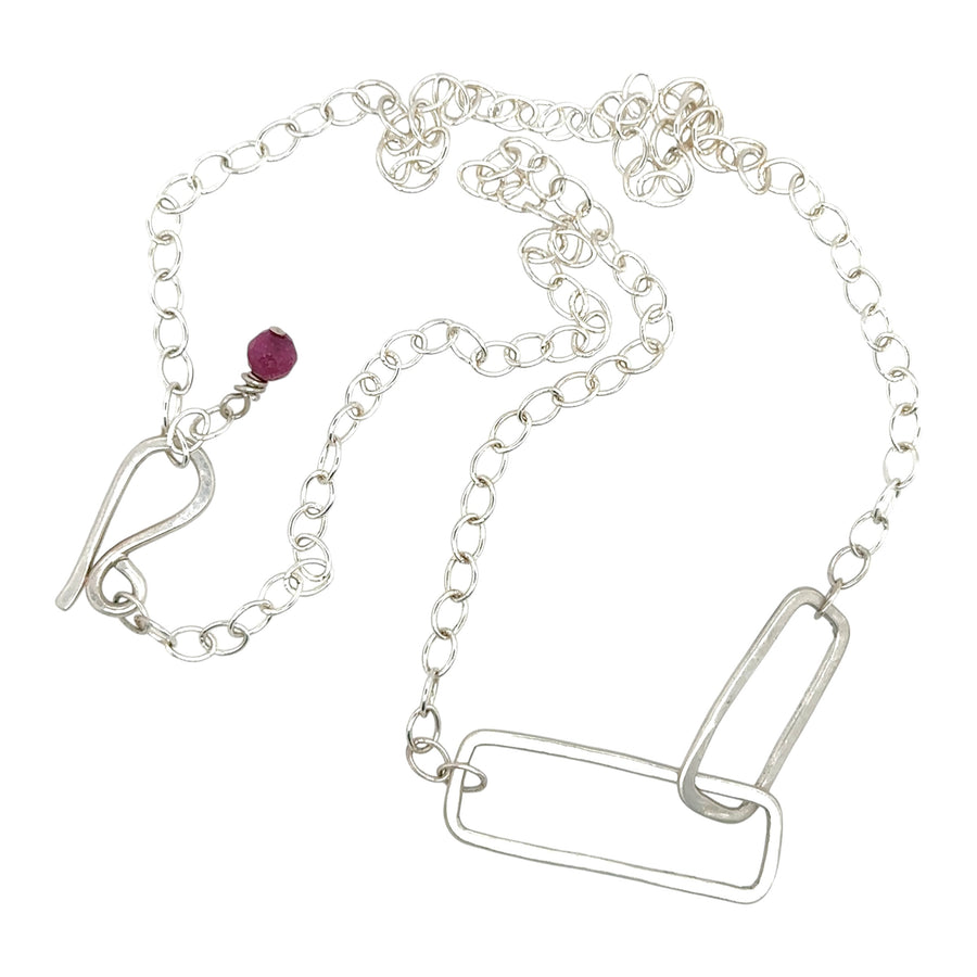 Necklace - Double Rectangle