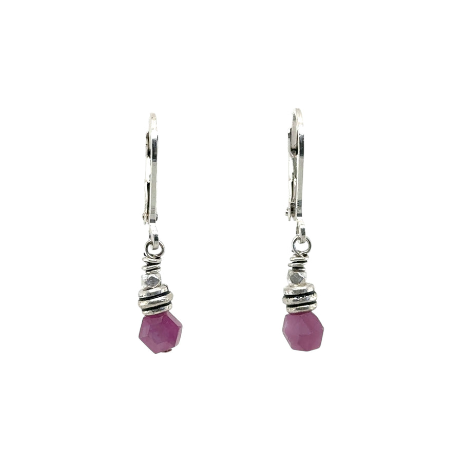 Earrings - Ruby - Tiny