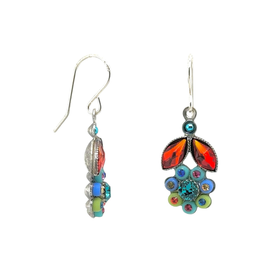 Earrings - Botanical Flower