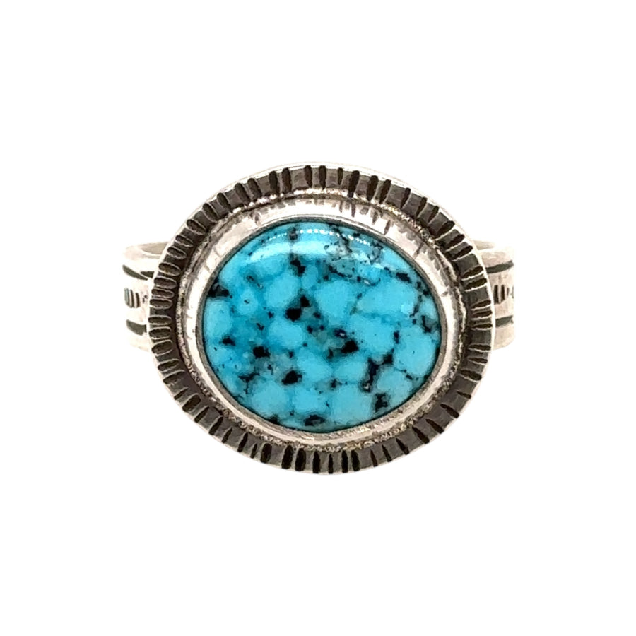 Ring - Spiderweb Turquoise - Size 7