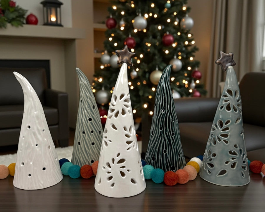 Whimsical Tree - White