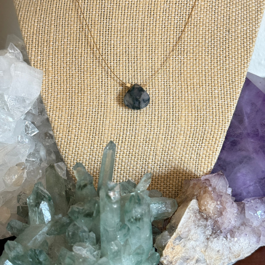 Green Moss Agate Necklace