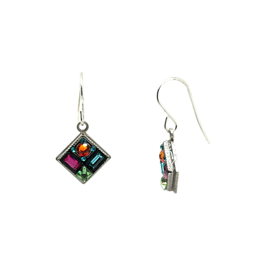 Earrings - Architectural Diamond