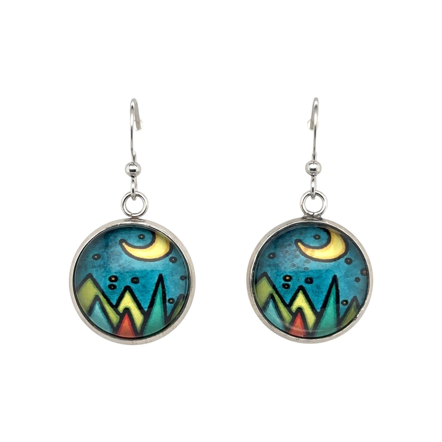Earrings - Moonlit Forest