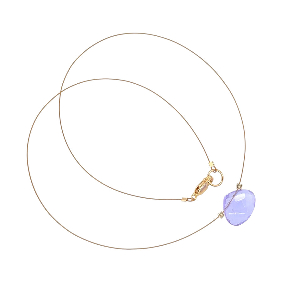 Czech Quartz Necklace - Hyacinth