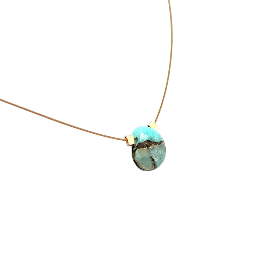 Amazonite with Copper Necklace