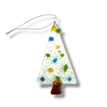 Mini Tree Glass Ornament
