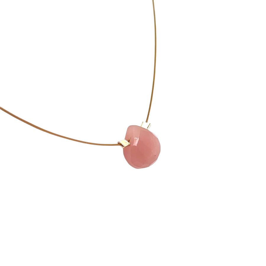 Pink Jade Necklace
