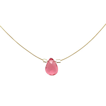 Pink Tourmaline Necklace
