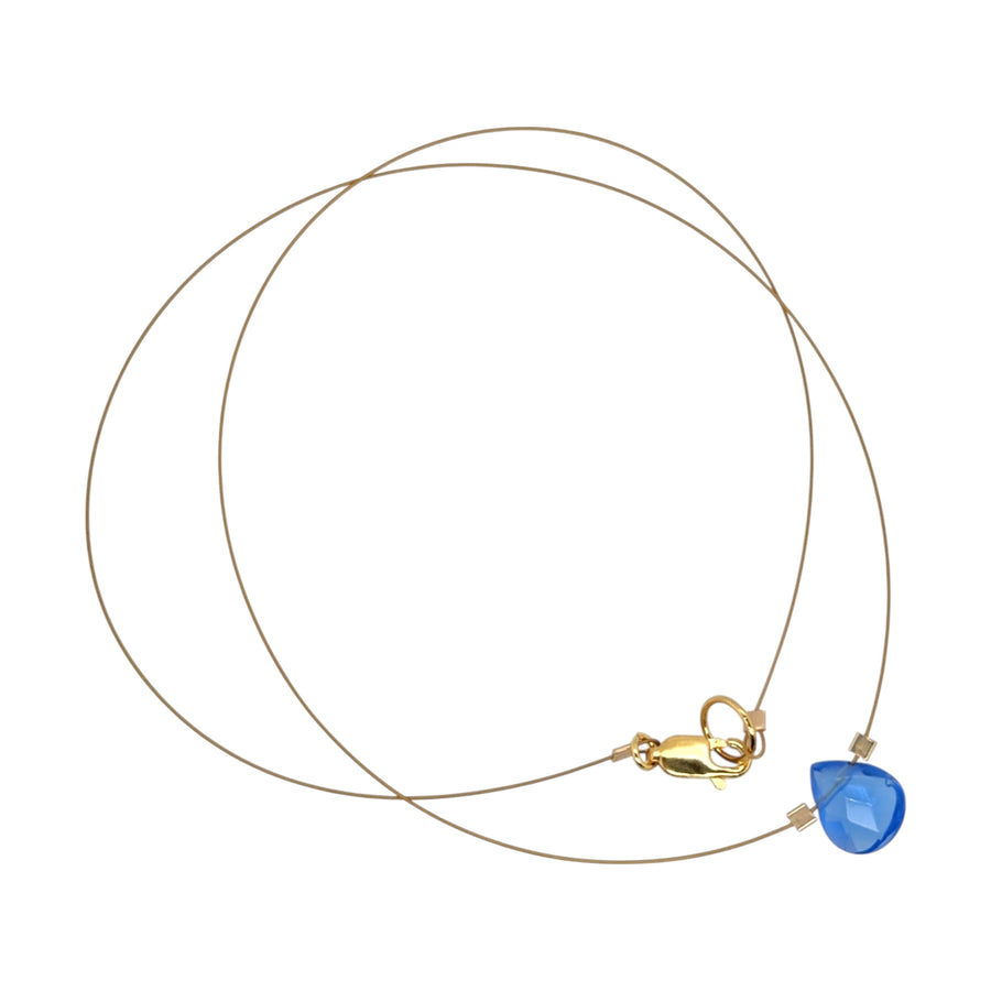 Blue Quartz Necklace