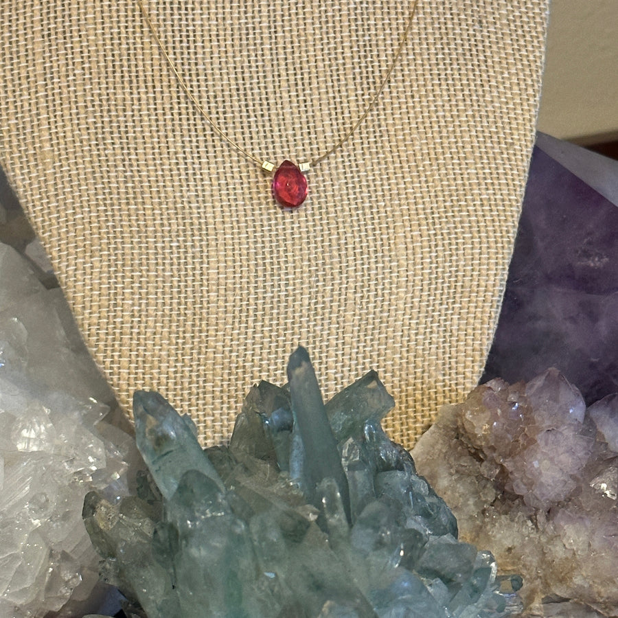 Pink Tourmaline Necklace