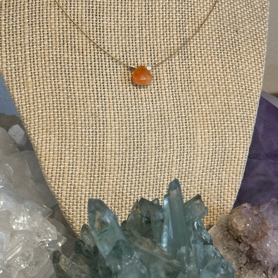 Fire Opal Necklace