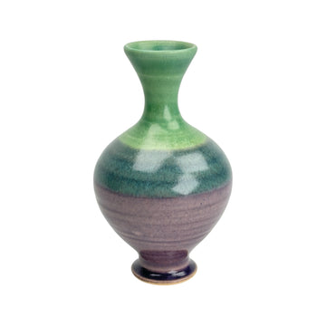 Bud Vase - Green/Purple