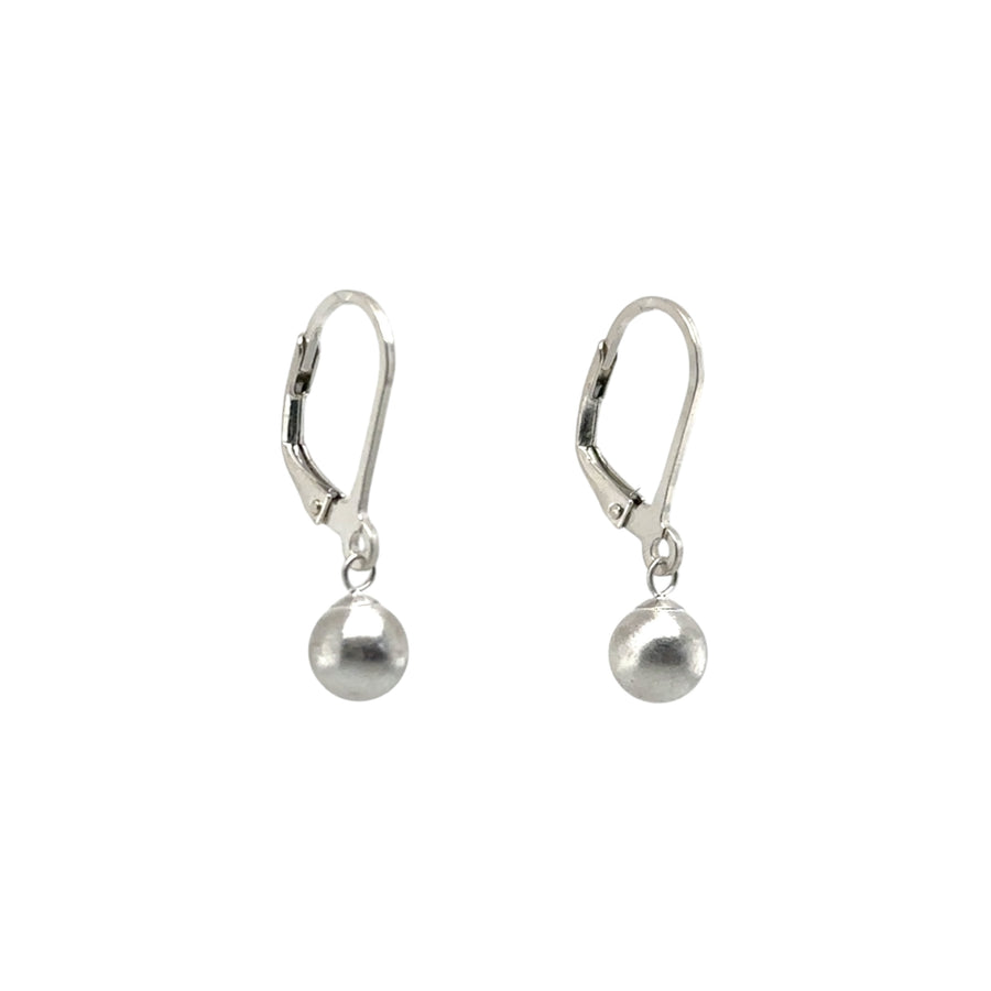 Earrings - Silver Balls