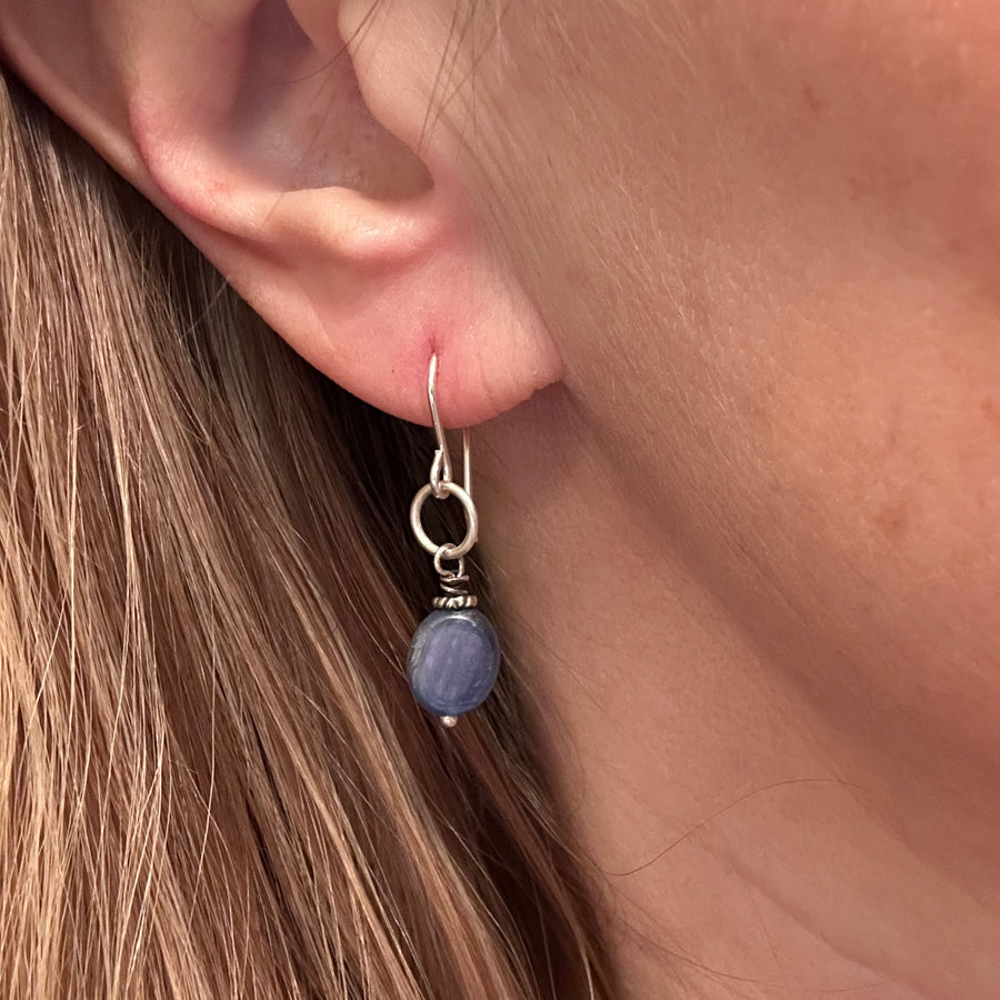 Earrings - Kyanite - Tiny