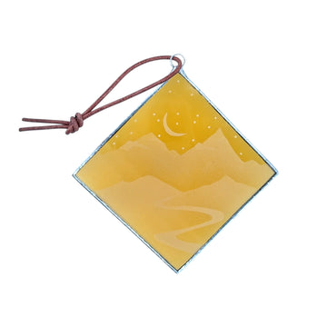 Etched Glass Suncatcher - Landscape