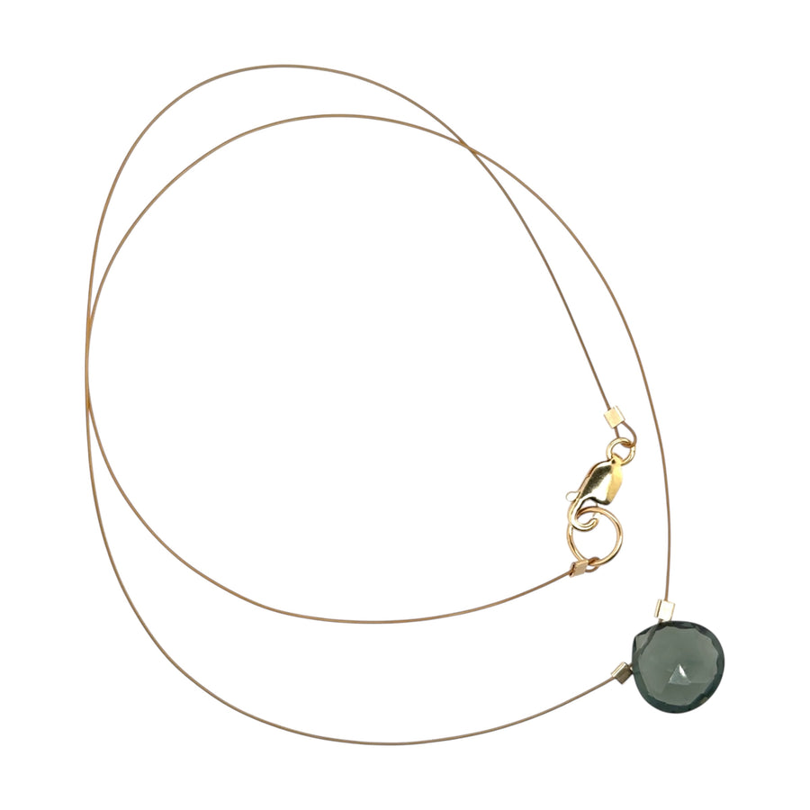 Moss Aquamarine Necklace