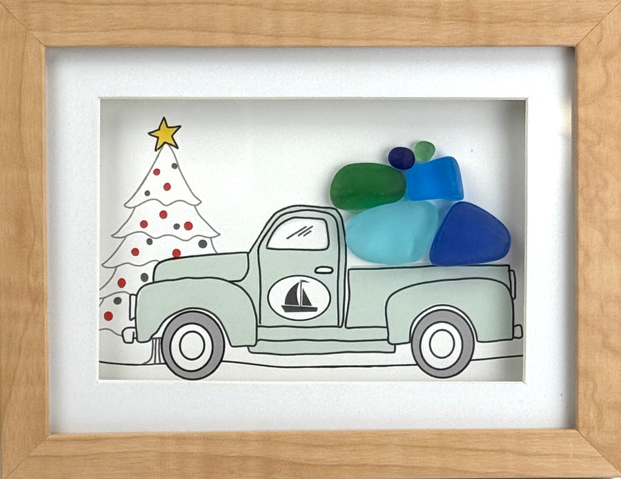 Sea Glass Old Truck