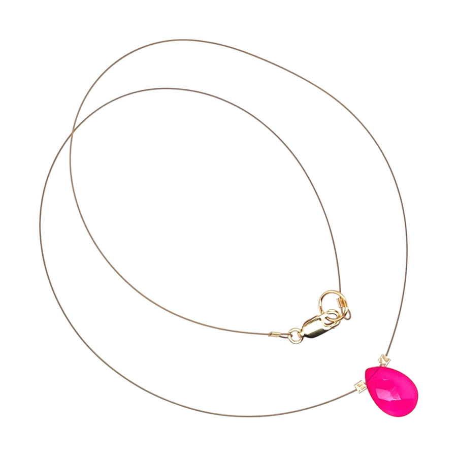 Pink Chalcedony Necklace