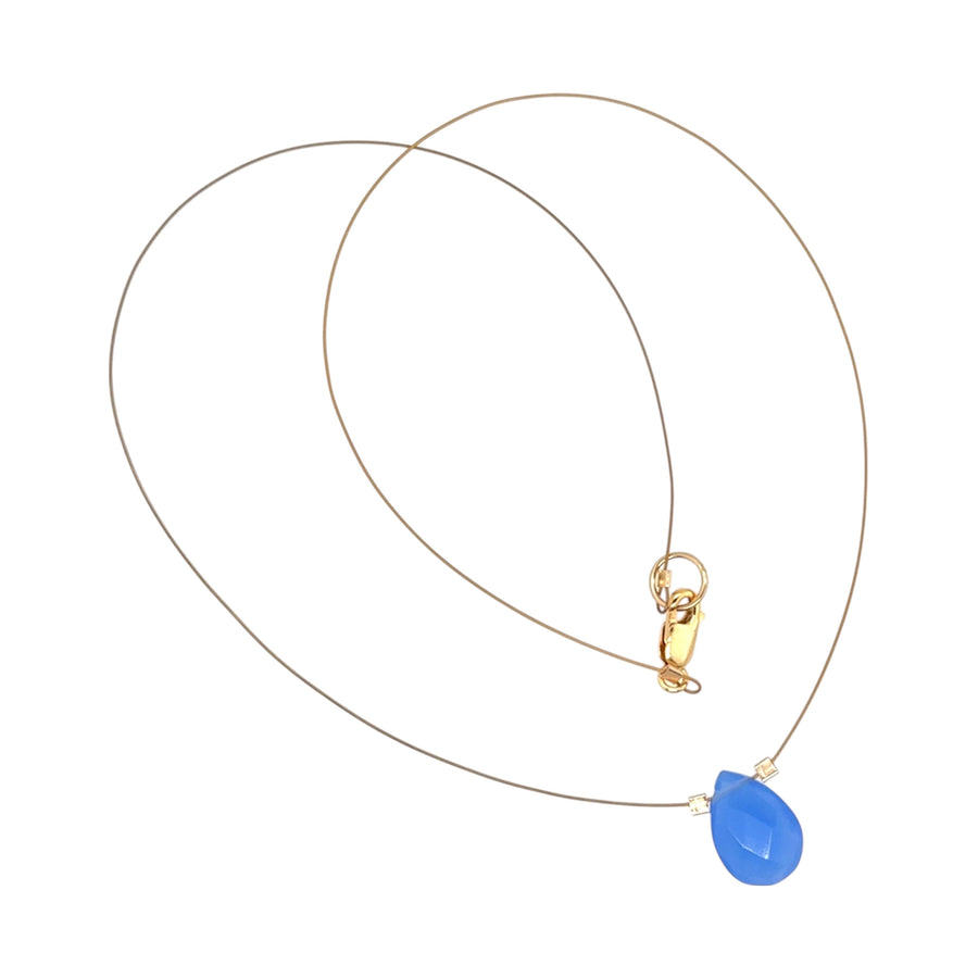 Blue Chalcedony Necklace
