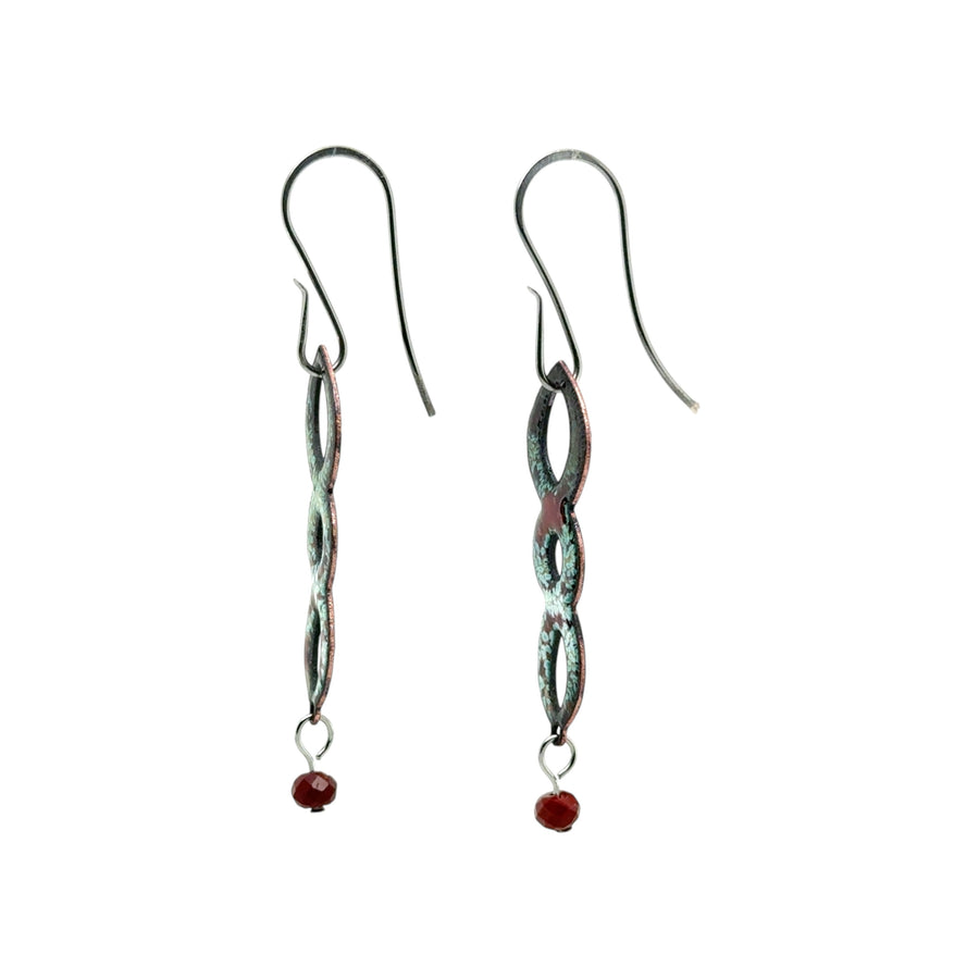 Enameled Earrings