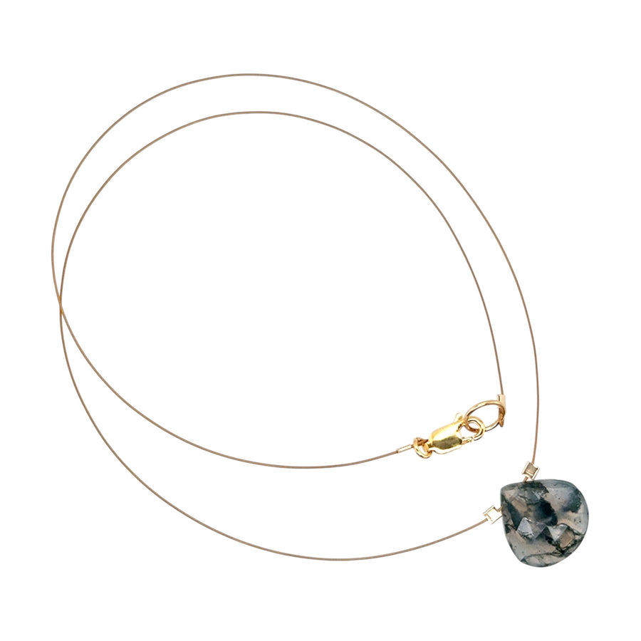 Green Moss Agate Necklace