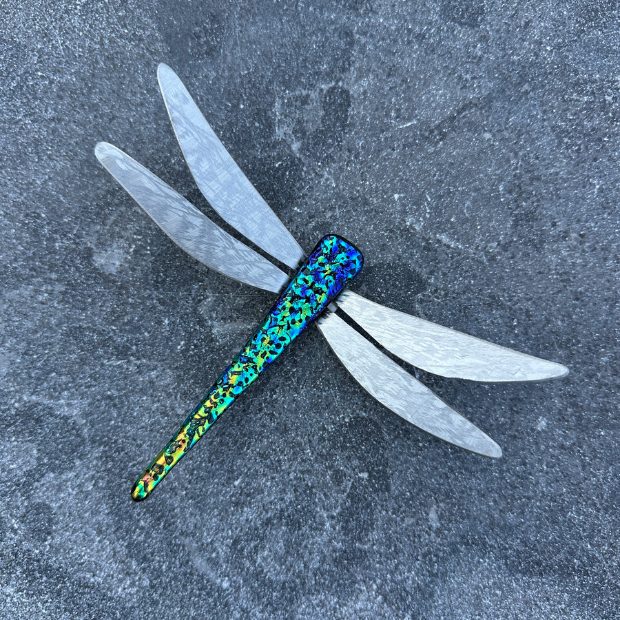 Dichroic Glass Dragonfly