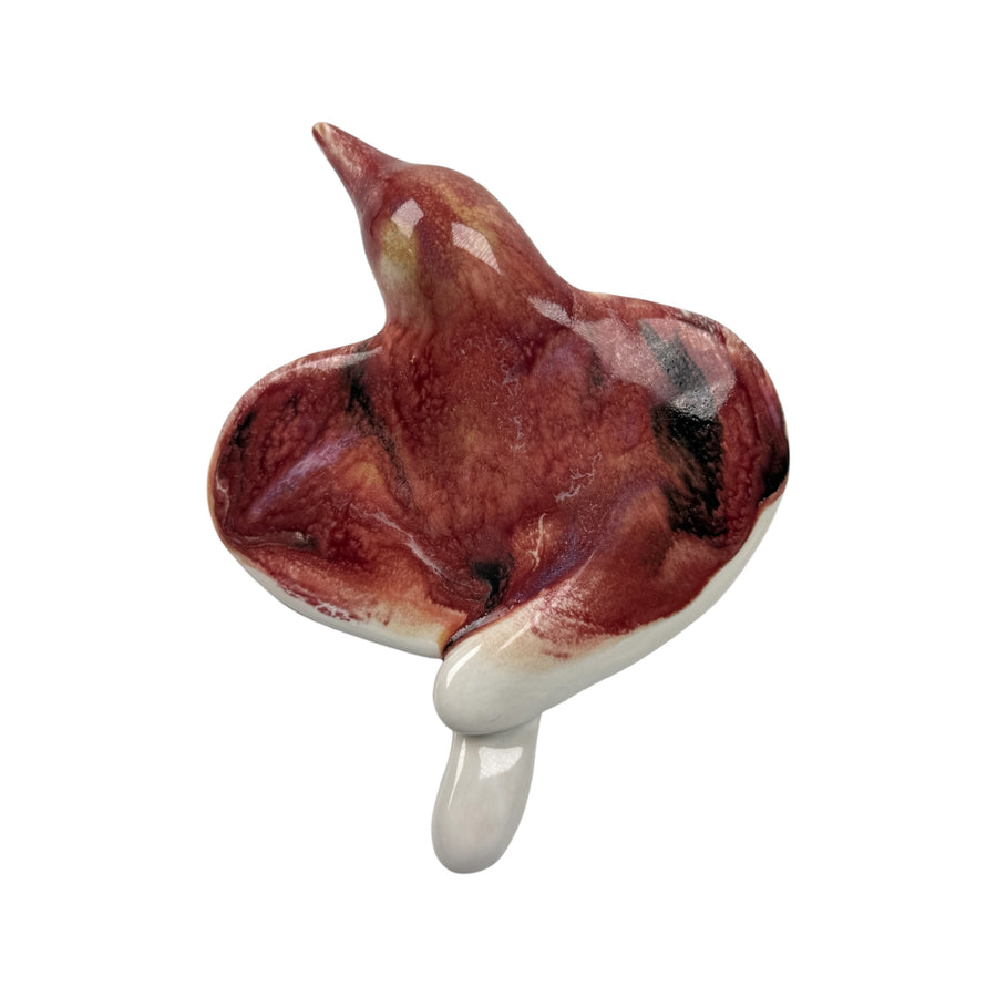 Bird - Burgundy/White #1353