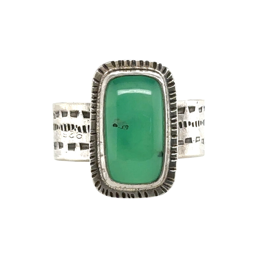 Ring - Chrysoprase - Size 9.25