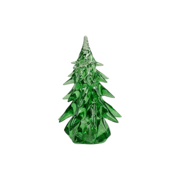 Small Glass Tree - Light Green