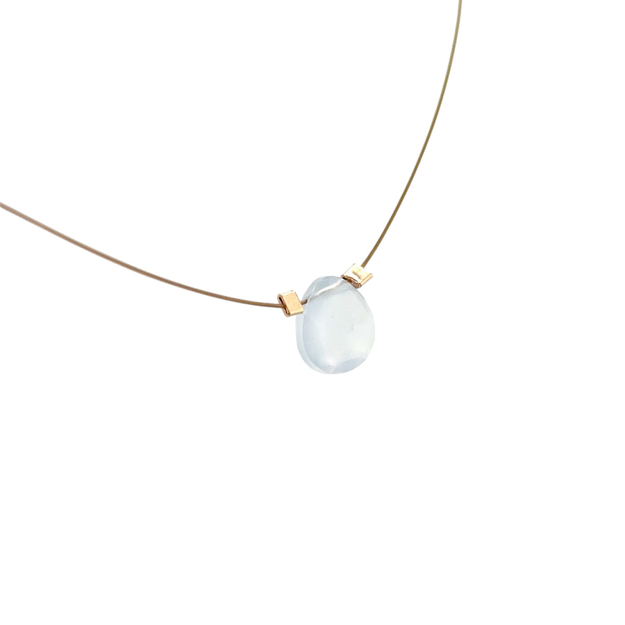 Blue Chalcedony Necklace