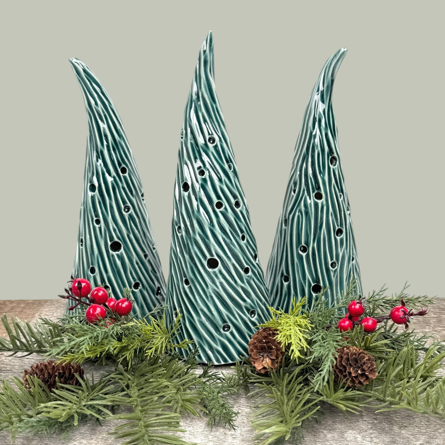 Whimsical Tree - Dark Green