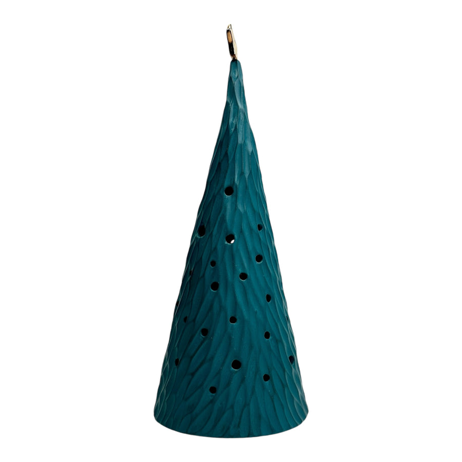 Holiday Luminary Tree - Teal - Large