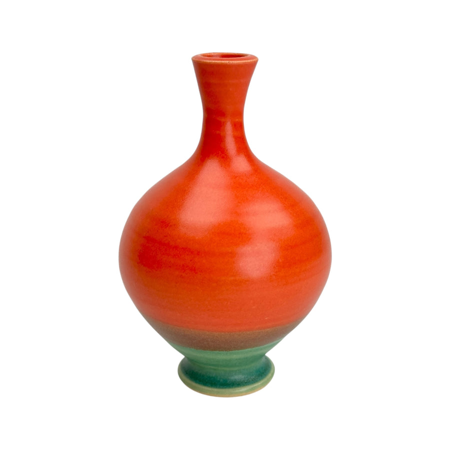 Bud Vase - Red/Green