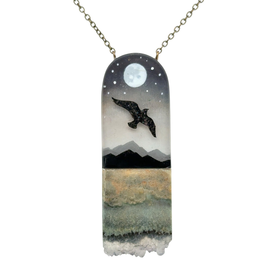 Necklace with Crystals - Flight
