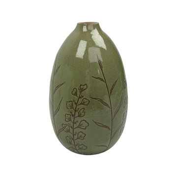 Medium Vase - Sage - Botanical