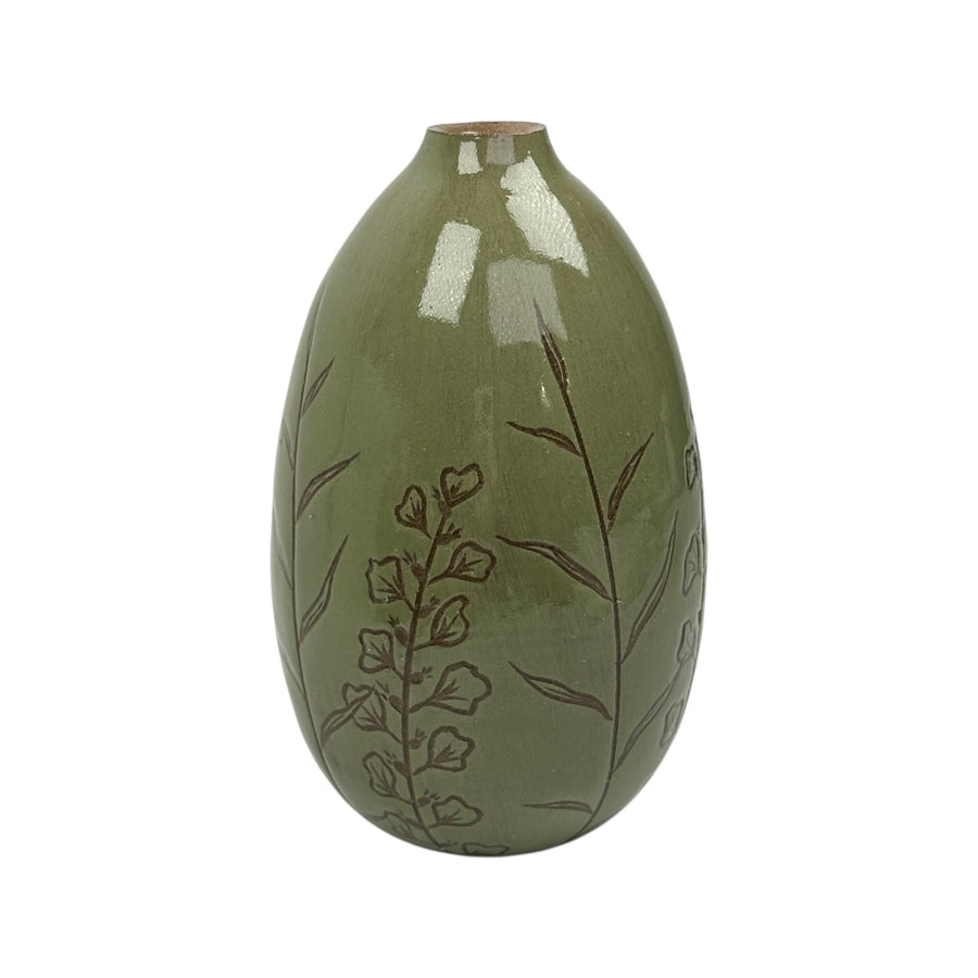 Medium Vase - Sage - Botanical
