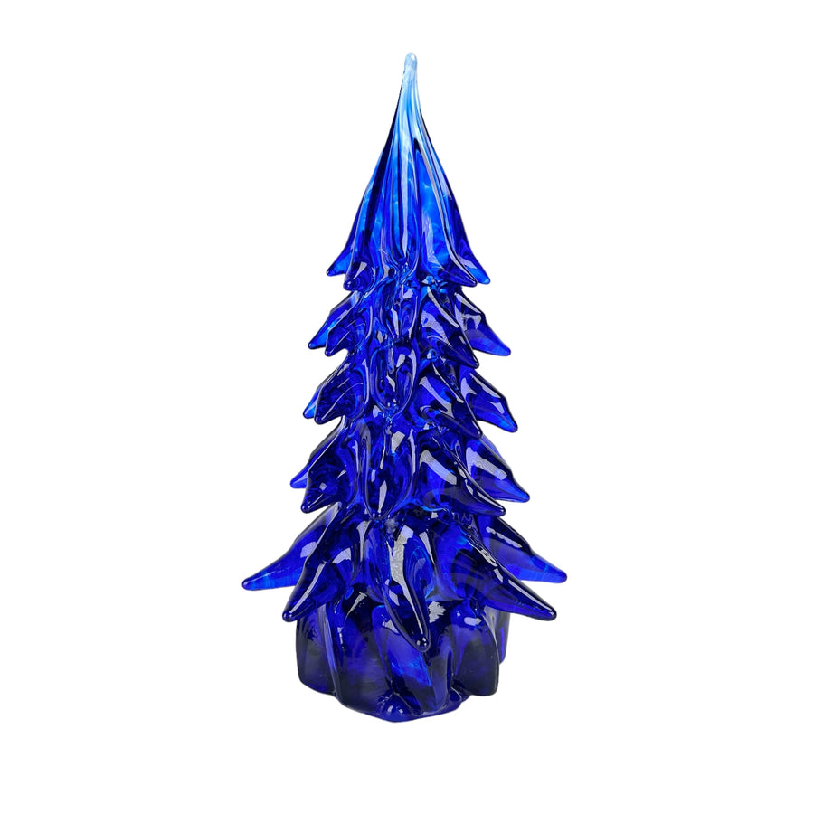 Large Glass Tree - Cobalt