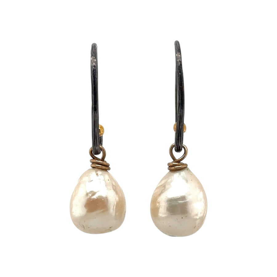 Earrings - Pearl and Gold Vermeil