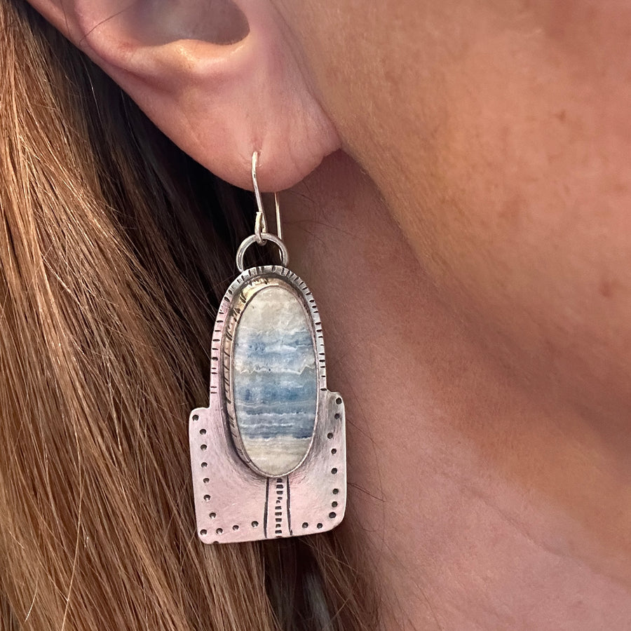Earrings - Dolomite / Calcite