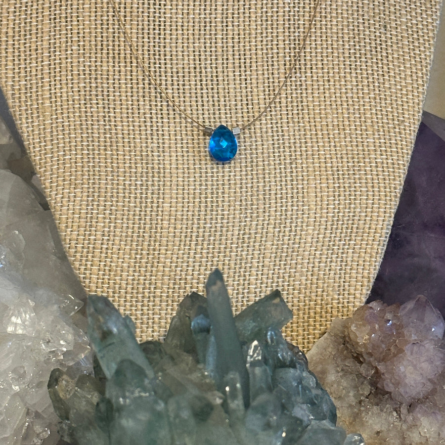 Blue Topaz Necklace