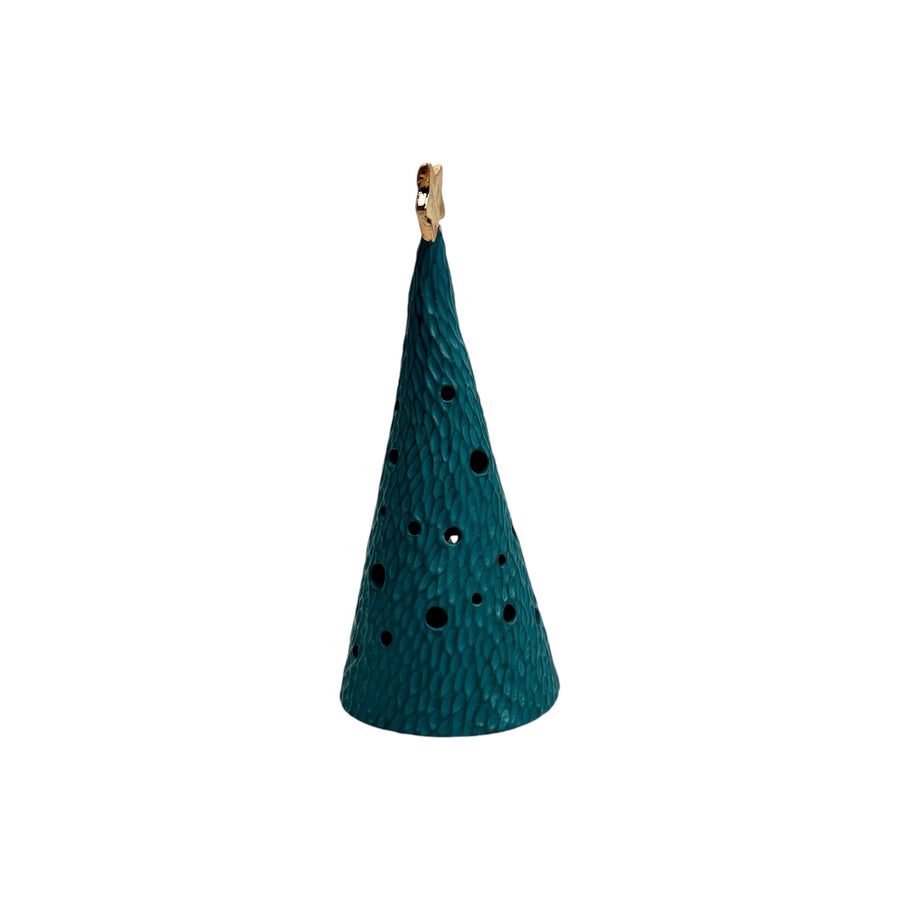 Holiday Luminary Tree - Teal - Small