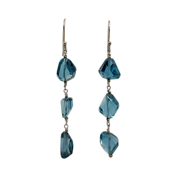 Earrings - London Blue Topaz Drops