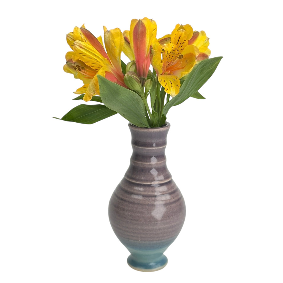 Bud Vase - Purple/Light Blue