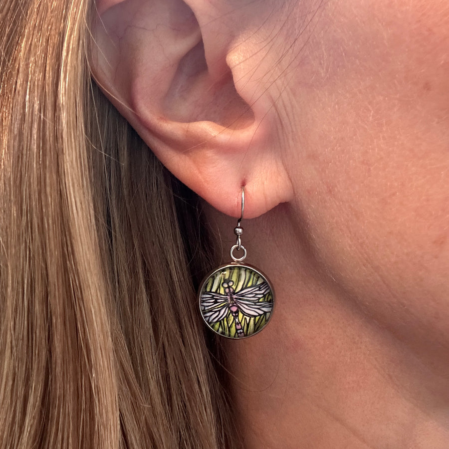 Earrings - Dragonfly